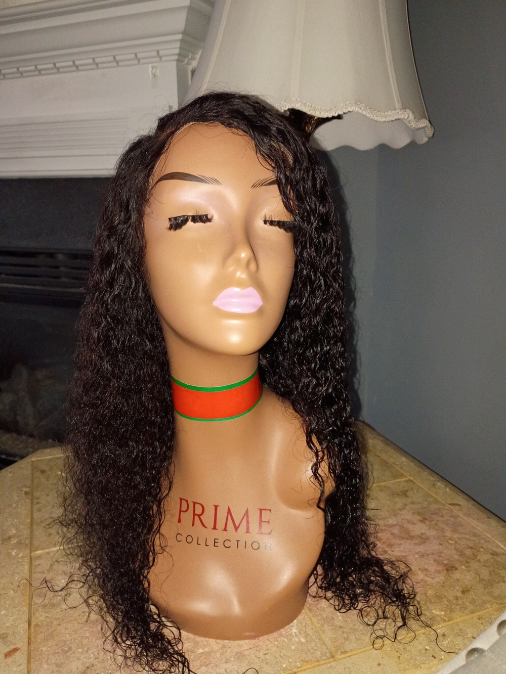 Natural Black Deep Wave Lace Front Wig